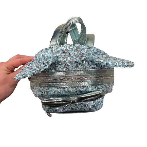 Loungefly Disney Parks Arendelle Aqua Frozen Minnie Ears  display picture 1